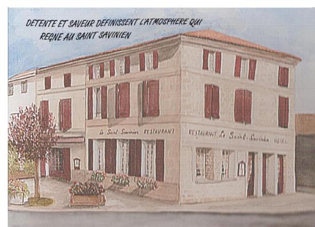 Logis Hotel & Restaurant Le Saint Savinien エクステリア 写真